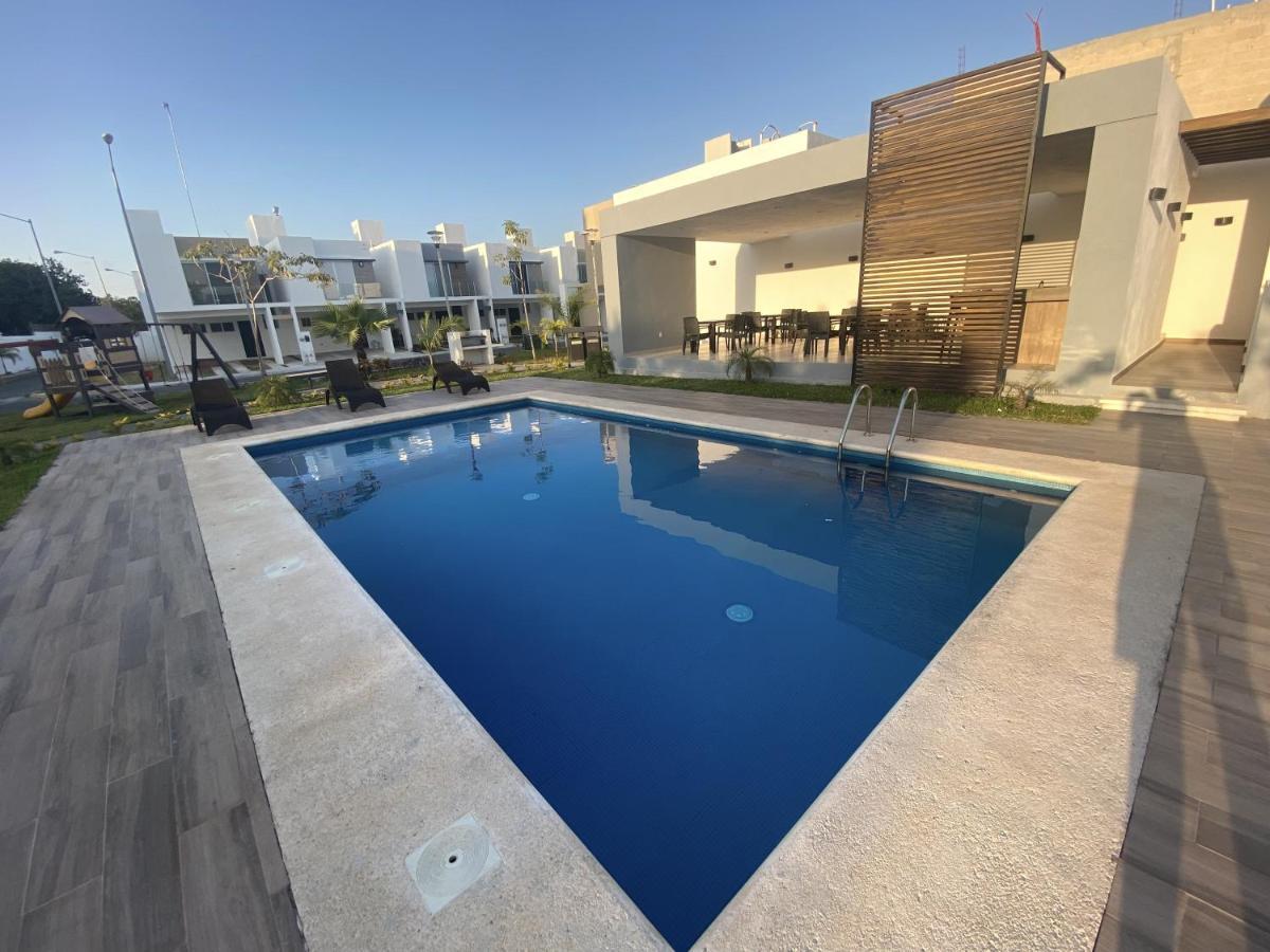 Casa Familiar Cerca De La Playa Con Terraza Privada Villa Cancun Luaran gambar